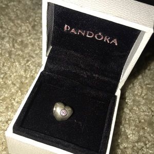 Authentic Pandora Heart Bead